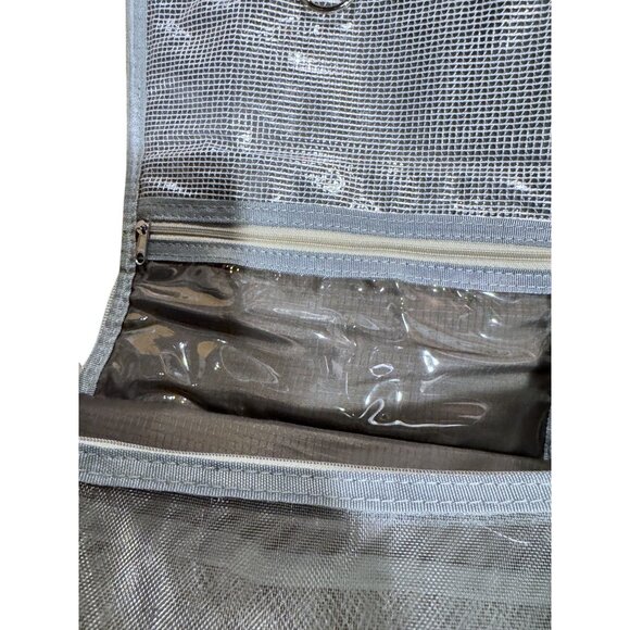 Oimimy Travel Makeup Bag Multiple Pockets & Hanging Hook 10" L x 4" W x 9" H - Picture 5 of 12